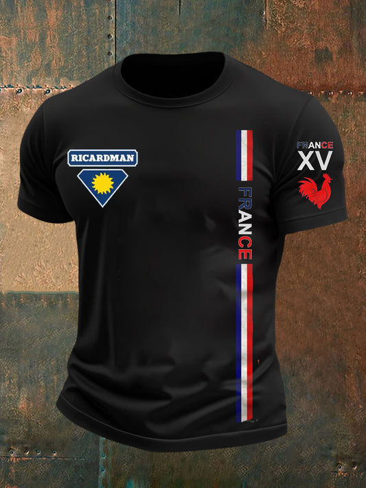 T-shirt imprimé à manches courtes Ricard Homme