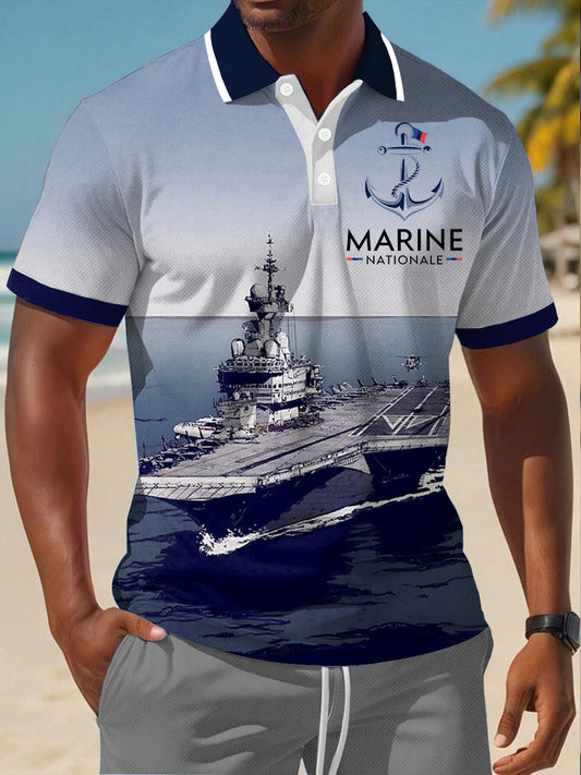 T-shirt à manches courtes Marine Nationale Homme