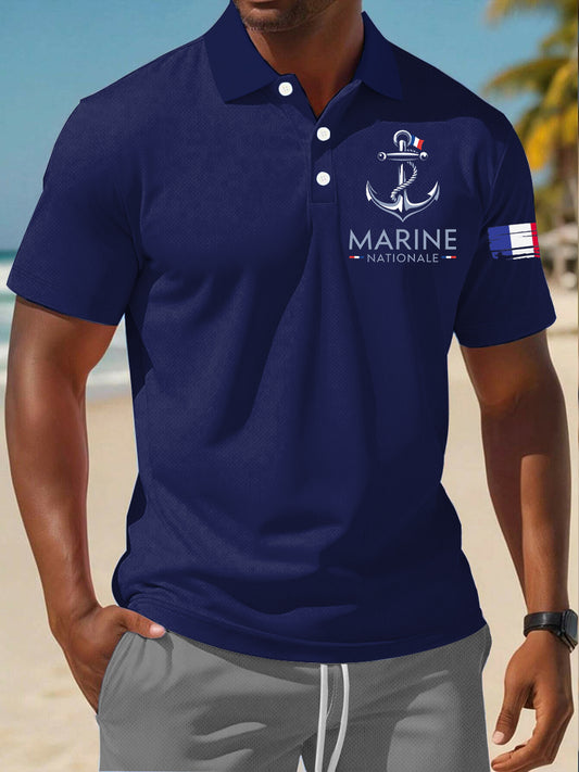 T-shirt à manches courtes Marine Nationale Homme