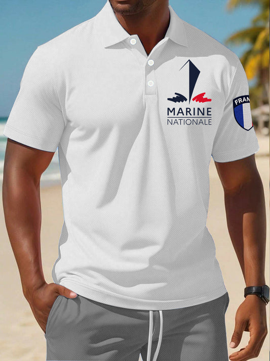 T-shirt à manches courtes Marine Nationale Homme