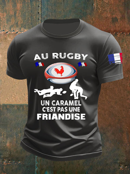 T-shirt à manches courtes Je Peux Pas J'ai Rugby Homme