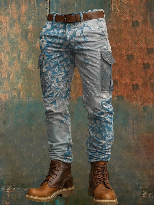 Pantalon de travail décontracté pour hommes rétro vacances Business Art Print