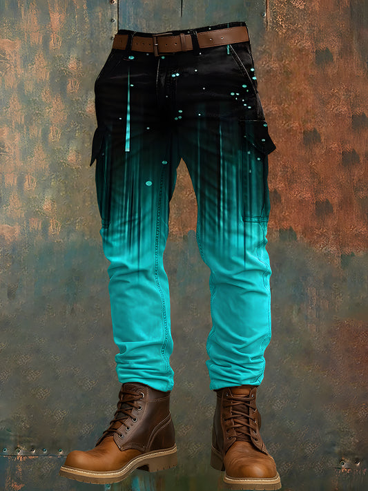 Pantalon de travail décontracté pour hommes rétro vacances Business Art Print