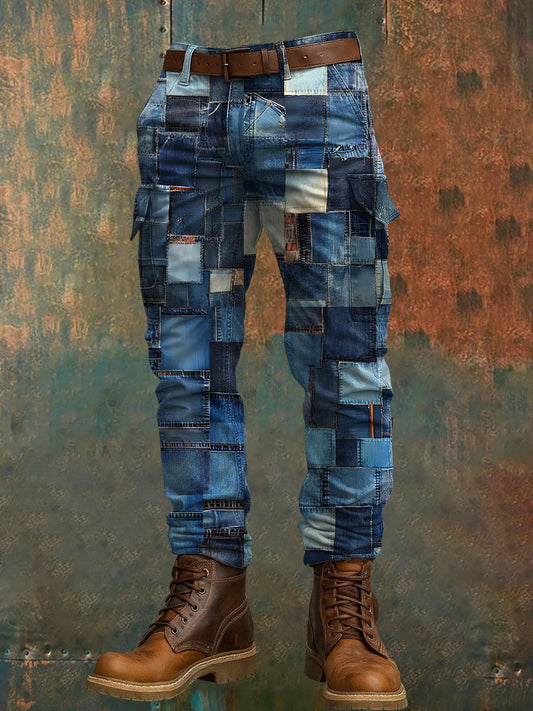 Pantalon de travail décontracté pour hommes rétro vacances Business Art Print