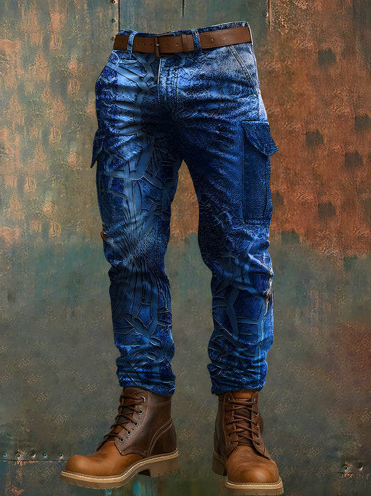 Pantalon de travail décontracté pour hommes rétro vacances Business Art Print