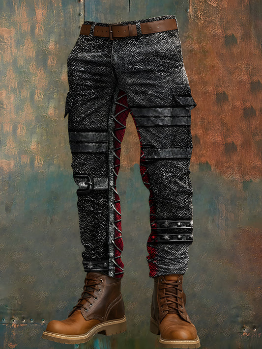 Pantalon de travail décontracté pour hommes rétro vacances Business Art Print
