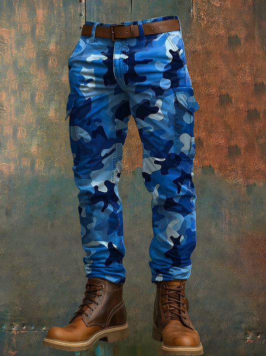 Pantalon de travail décontracté pour hommes rétro vacances Business Art Print