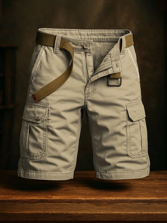 Hommes de vacances rétro Business Art Print Casual Shorts