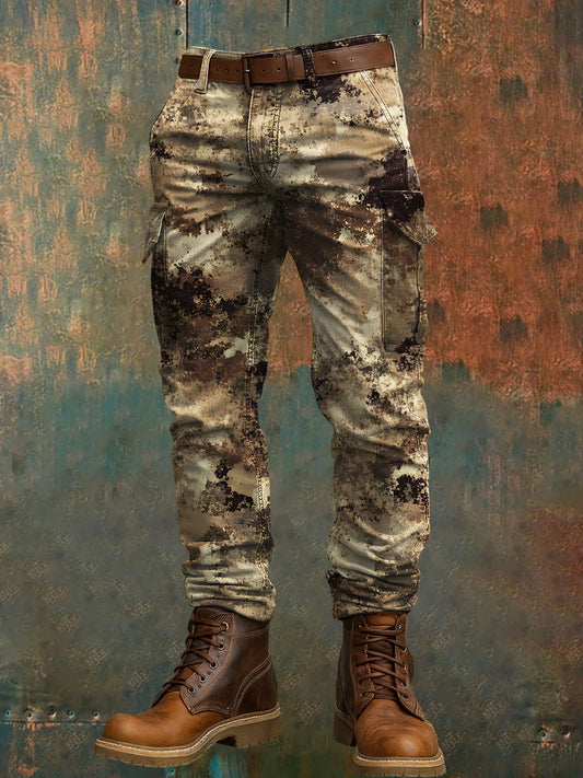 Pantalon de travail décontracté pour hommes rétro vacances Business Art Print