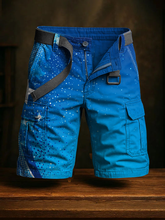 Hommes de vacances rétro Business Art Print Casual Shorts