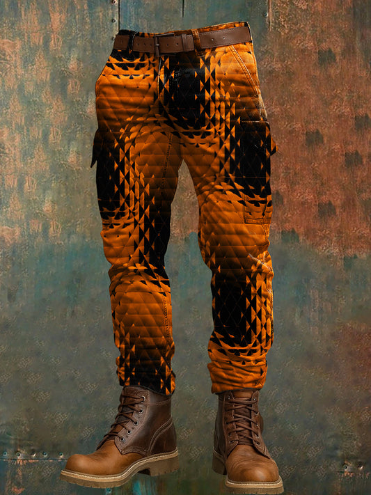 Pantalon de travail décontracté pour hommes rétro vacances Business Art Print