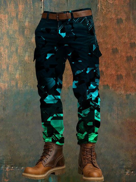 Pantalon de travail décontracté pour hommes rétro vacances Business Art Print