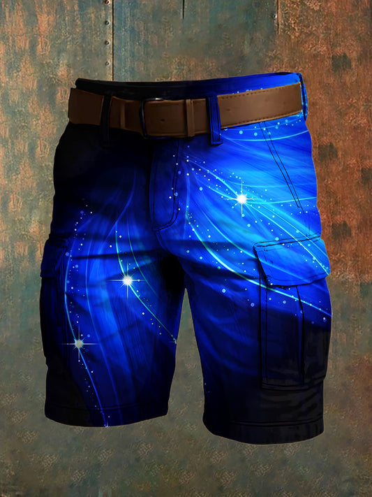 Hommes de vacances rétro Business Art Print Casual Shorts