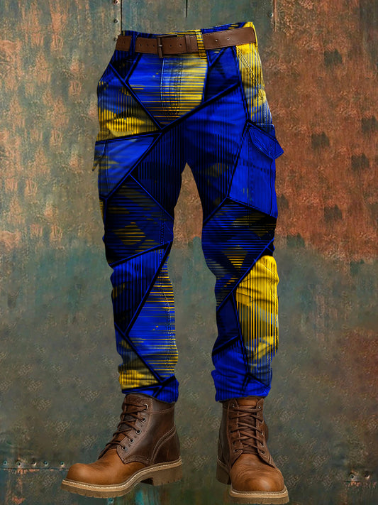 Pantalon de travail décontracté pour hommes rétro vacances Business Art Print