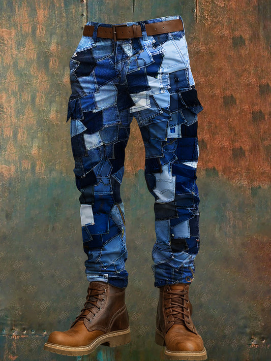 Pantalon de travail décontracté pour hommes rétro vacances Business Art Print