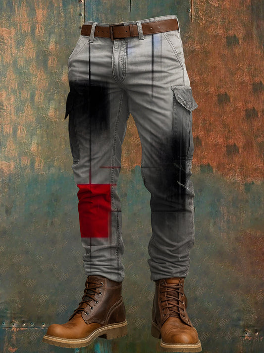 Pantalon de travail décontracté pour hommes rétro vacances Business Art Print