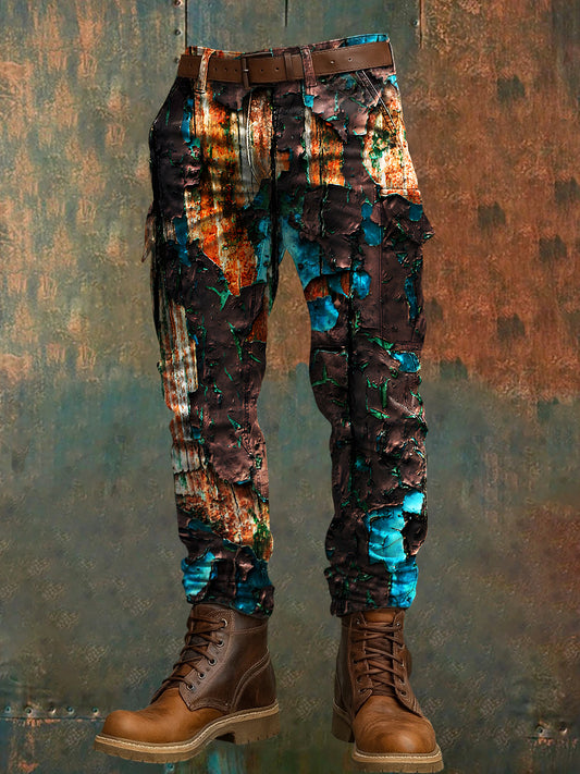 Pantalon de travail décontracté pour hommes rétro vacances Business Art Print