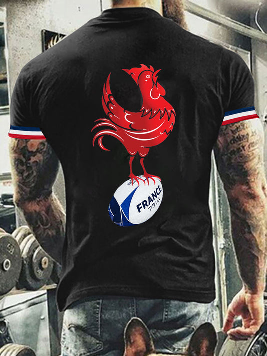 T-shirt à manches courtes French Rugby Homme