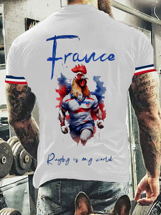 T-shirt à manches courtes French Rugby Homme