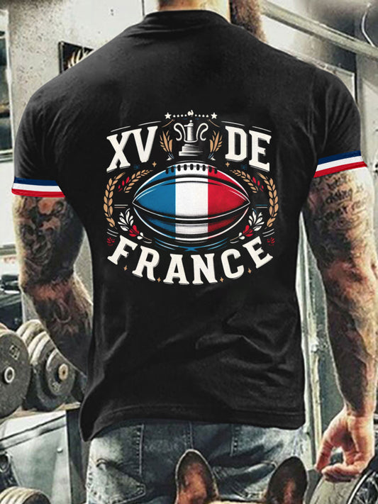 T-shirt à manches courtes French Rugby Homme