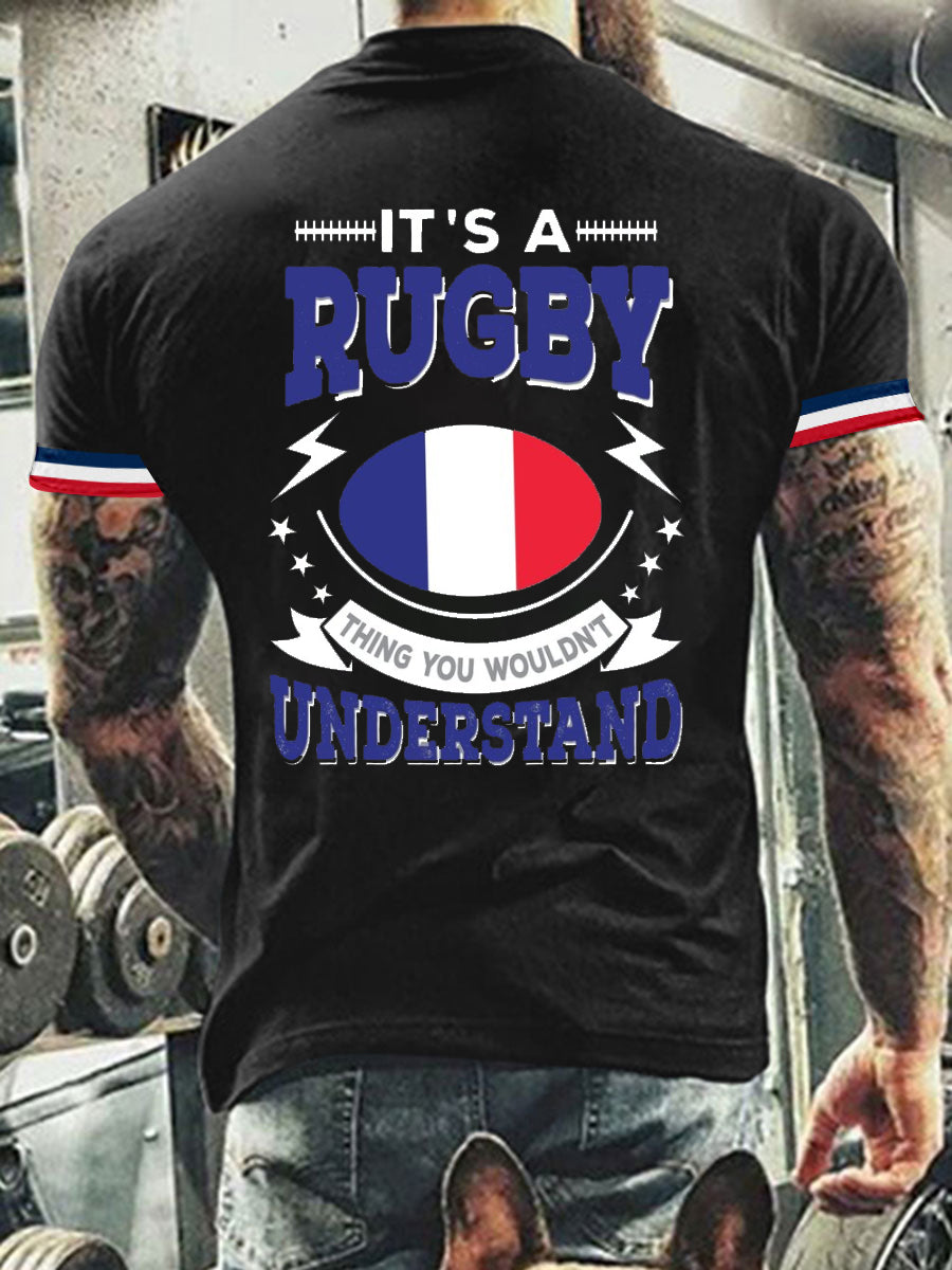 T-shirt à manches courtes French Rugby Homme