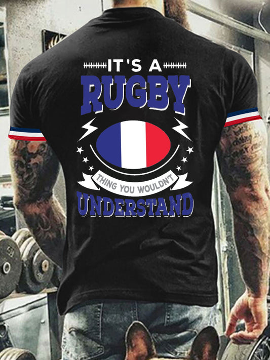 T-shirt à manches courtes French Rugby Homme