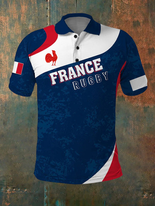 Polo Rugby Vintage French Homme