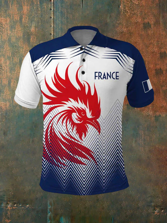 Polo Rugby Vintage French Homme