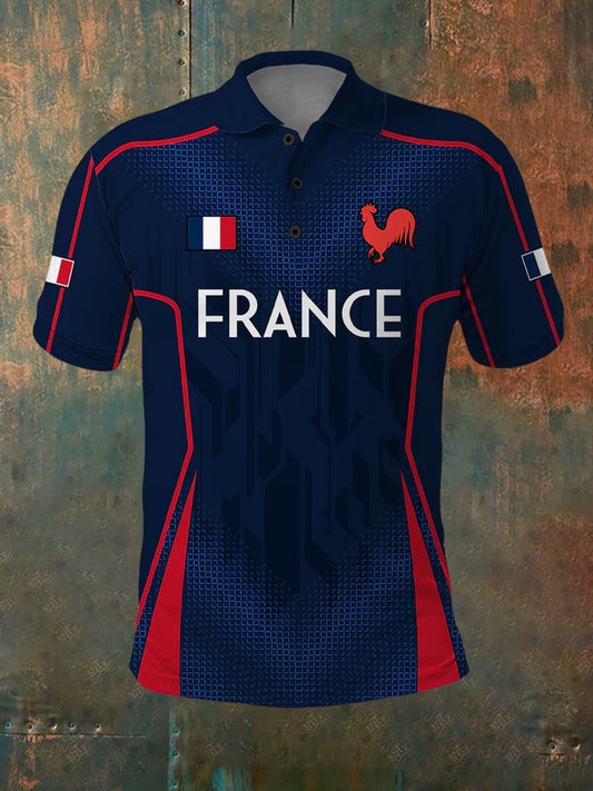 Polo Rugby Vintage French Homme