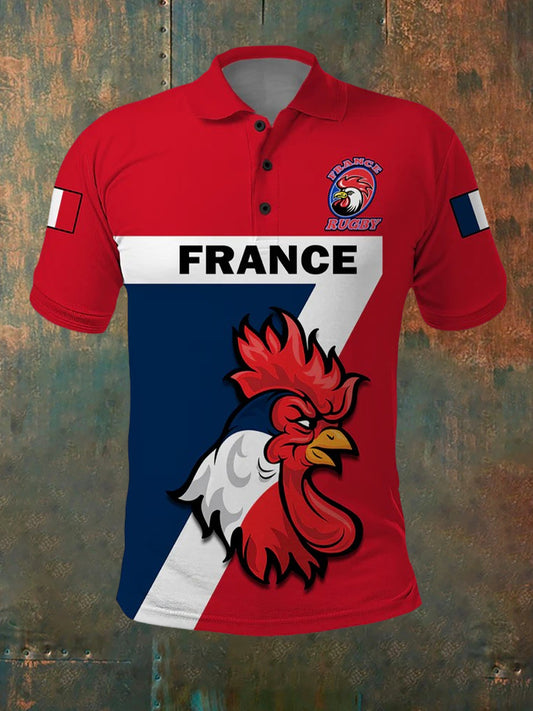 Polo Rugby Vintage French Homme