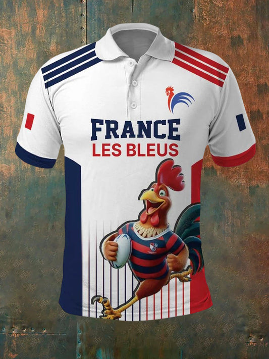 Polo Rugby Vintage French Homme