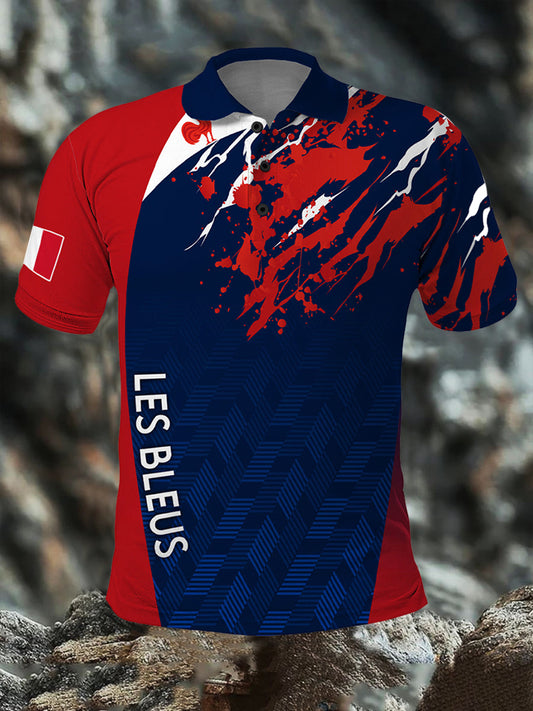 Chemise à manches courtes France Rugby Homme