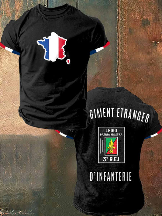 Legio Patria Nostra Print Vintage Fashion T-shirt à manches courtes pour hommes