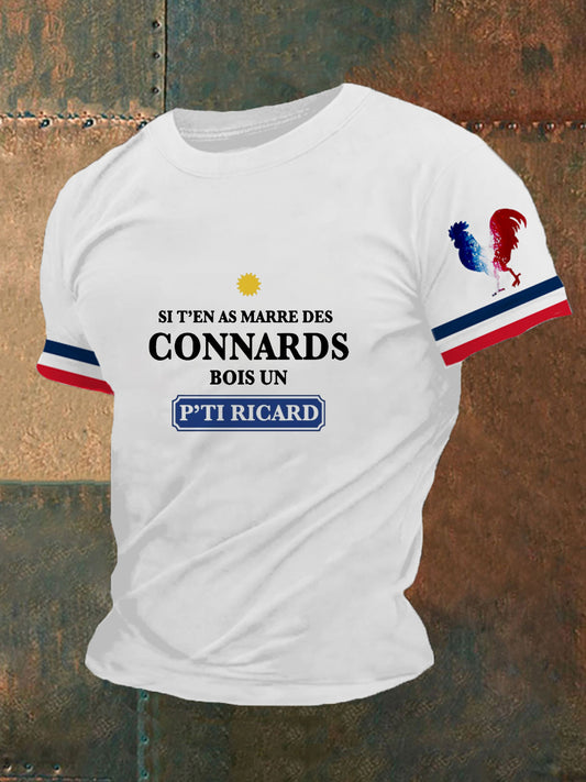 T-shirt à imprimé Ricard Homme
