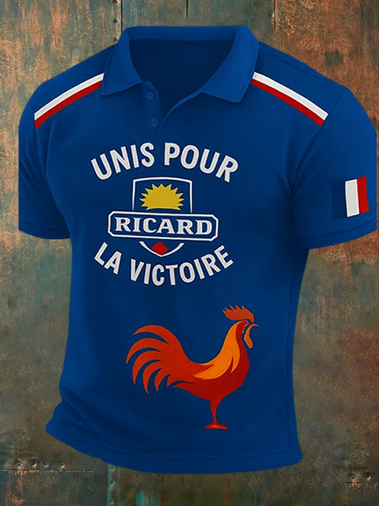 Polo Ricard Art Casual Homme