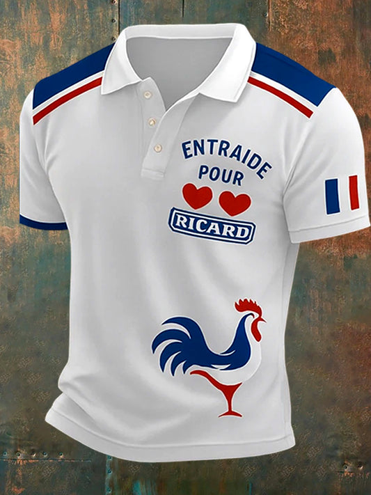Polo Ricard Art Casual Homme