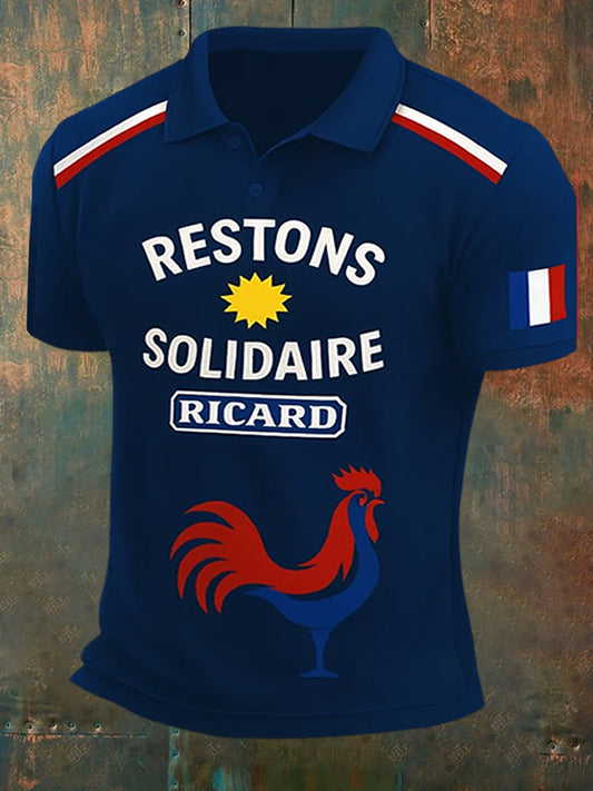 Polo Ricard Art Casual Homme