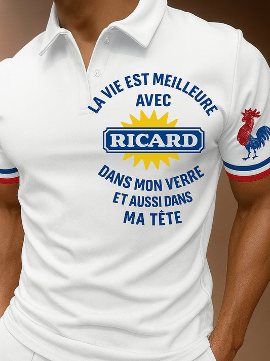 Polo Ricard Art Casual Homme