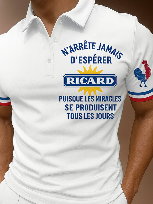Polo Ricard Art Casual Homme
