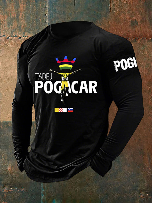 T-shirt à manches longues Tour De France Pogi Homme