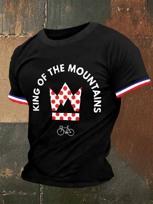 T-Shirt Décontracté À Imprimé Rétro Pour Homme