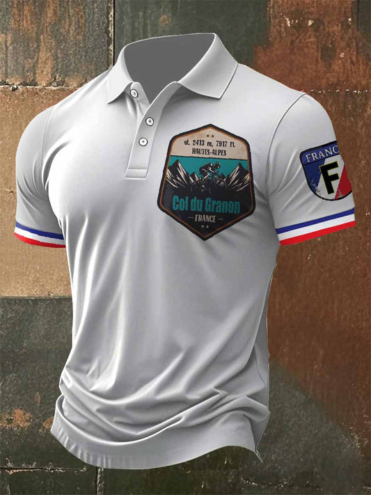 Polo À Manches Courtes Tour De France Pour Homme
