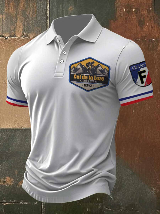 Polo À Manches Courtes Tour De France Pour Homme