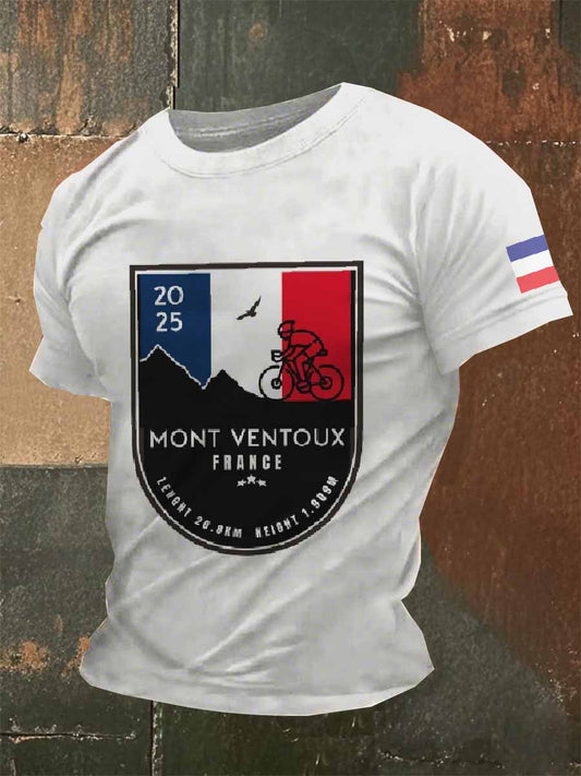 T-Shirt À Manches Courtes Vintage Tour De France Pour Homme