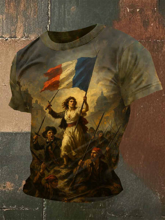 T-Shirt À Manches Courtes Vintage Marianna Pour Homme