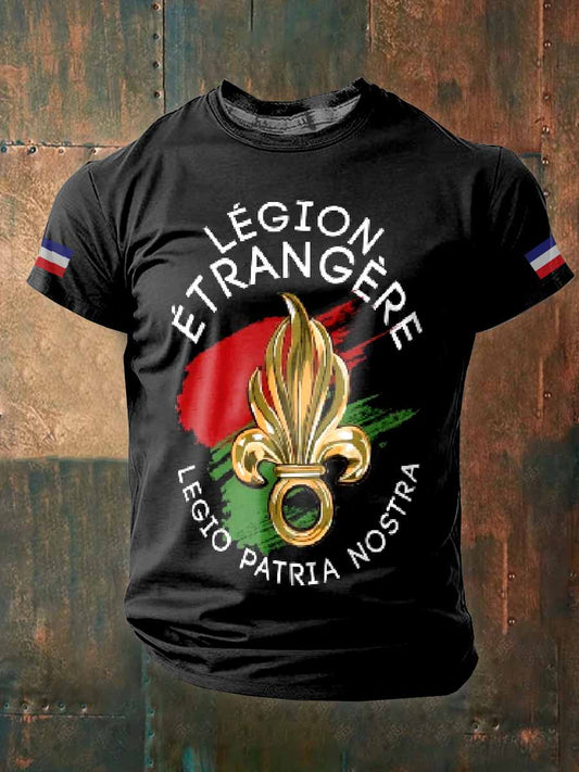 T-Shirt Imprimé À Manches Courtes Pour Homme