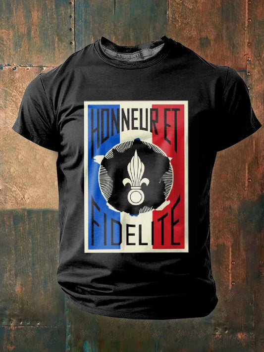 T-Shirt Imprimé À Manches Courtes Pour Homme
