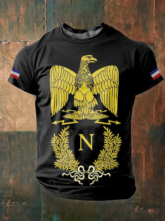 T-Shirt À Manches Courtes Vintage Napoléon Pour Homme