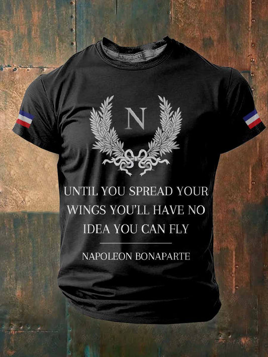 T-Shirt À Manches Courtes Vintage Napoléon Pour Homme