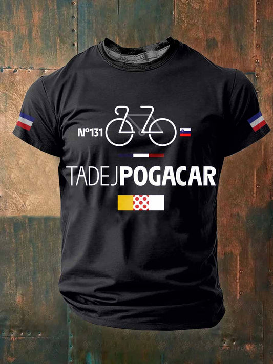 T-Shirt À Manches Courtes Tour De France Pour Homme